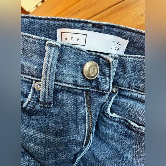 AYR The RISER! Size 25/28 Women's Blue Skinny Jeans; GREAT condition - Picture 8 of 11